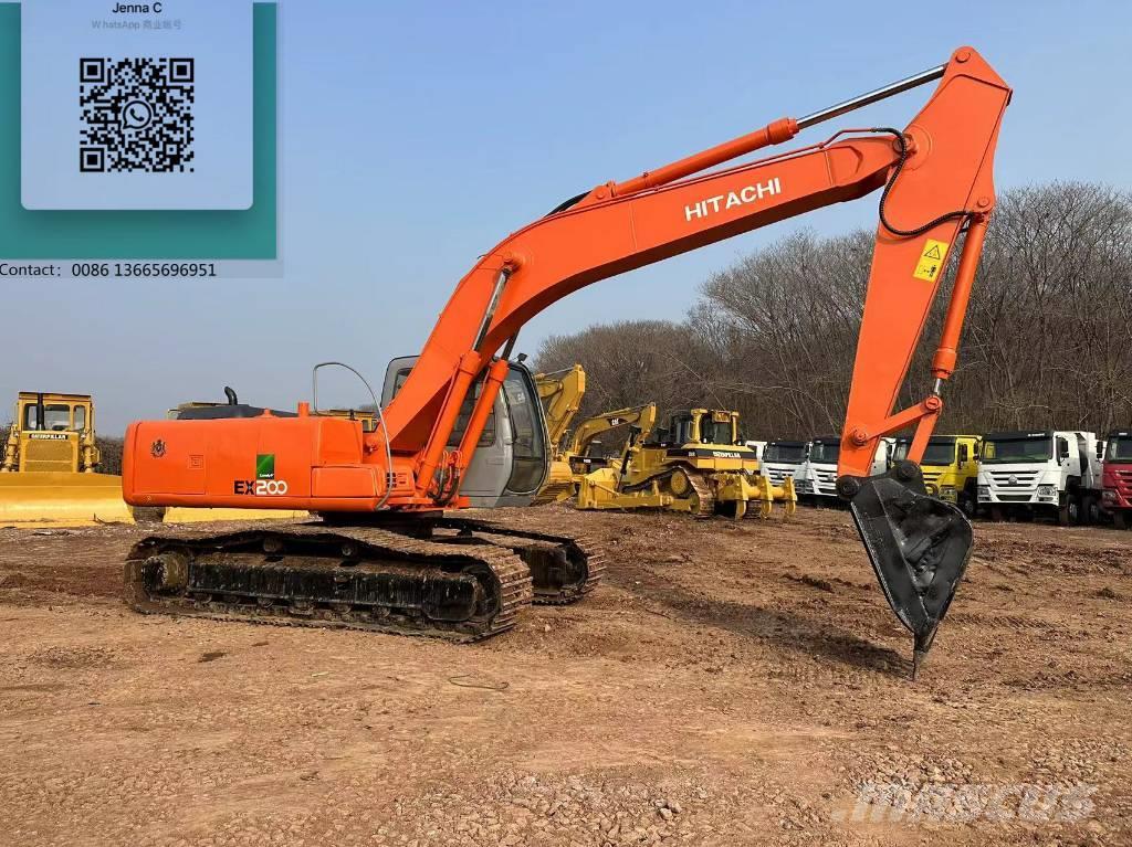 Hitachi EX 200 Excavadoras sobre orugas