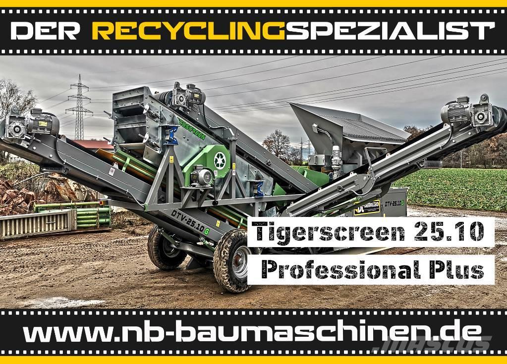  Flachdecksiebanlage Tigerscreen 25.10 Profi-Plus Machacadoras