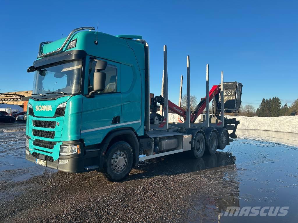 Scania R 500 Transportes de madera