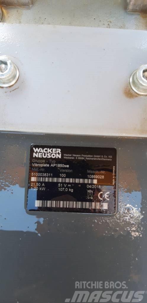 Wacker Neuson AP1850we Placas compactadoras