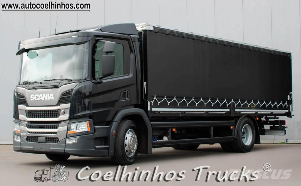 Scania P 250 Camiones de caja de lona