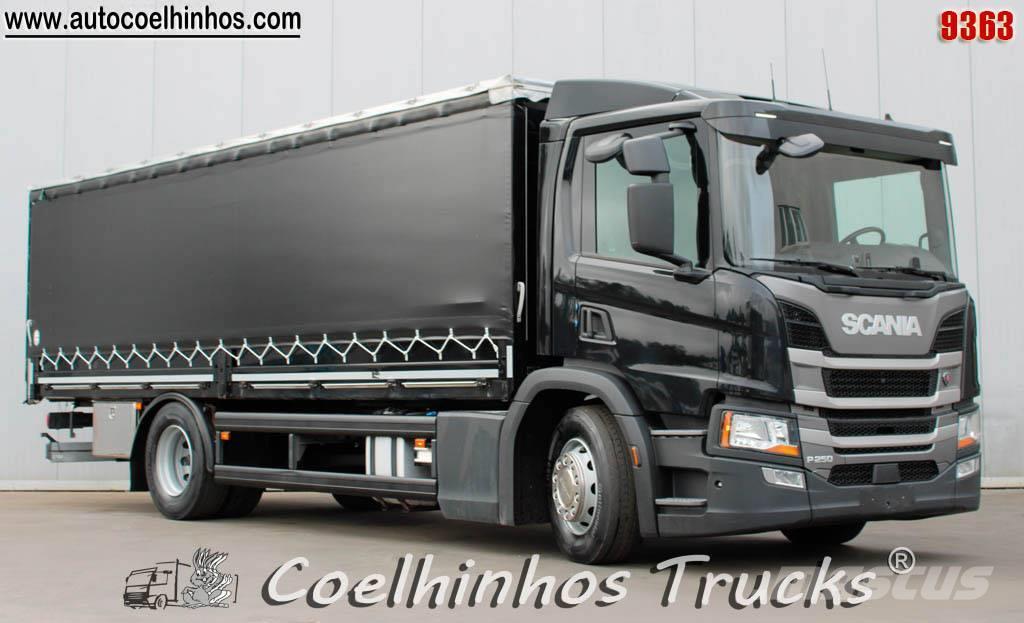 Scania P 250 Camiones de caja de lona