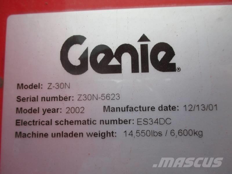 Genie Z 30 Plataformas con brazo de elevación manual