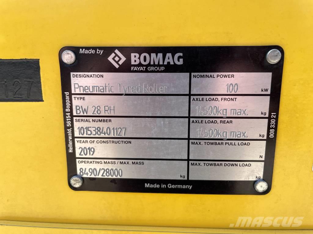 Bomag BW28RH Rodillos sobre neumáticos