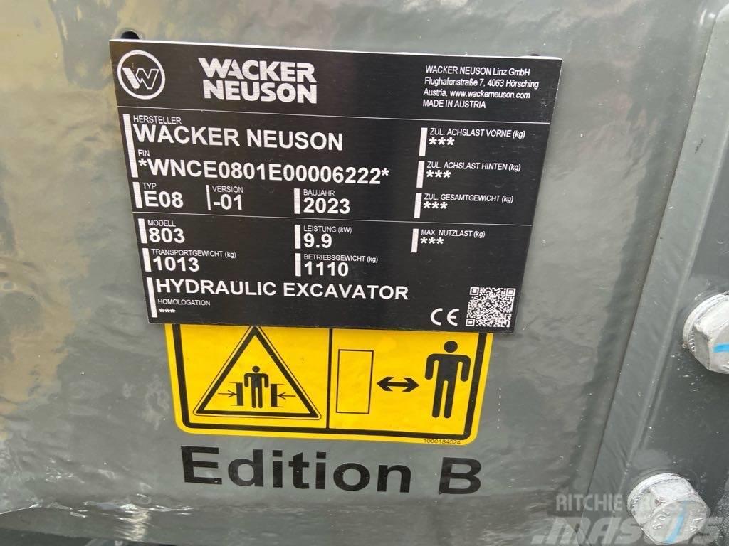 Wacker Neuson 803 Excavadoras sobre orugas