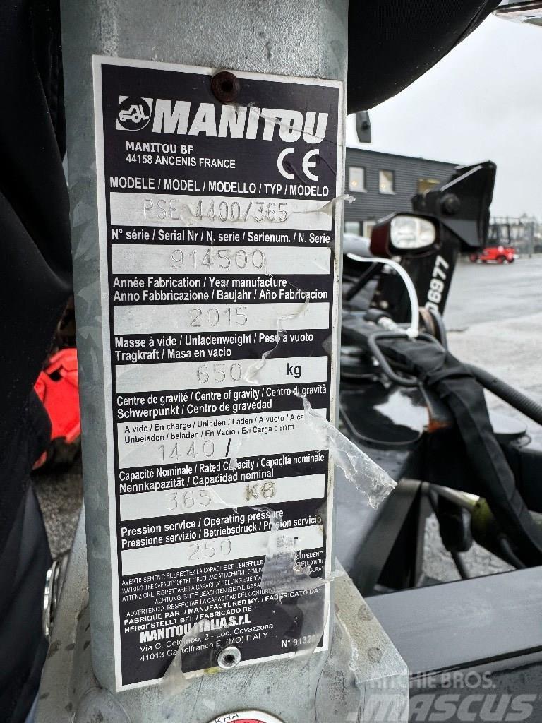 Manitou Personkorg, teleskoplastare Carretillas telescópicas