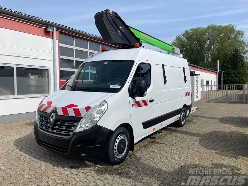 Renault Master Hubarbeitsbühne KLUBB K42P Korb 200kg EURO Plataformas sobre camión