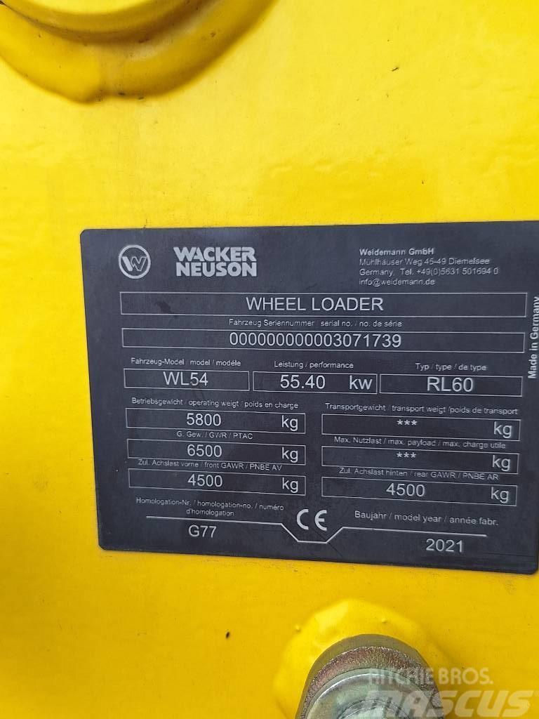 Wacker Neuson WL54 Cargadoras sobre ruedas