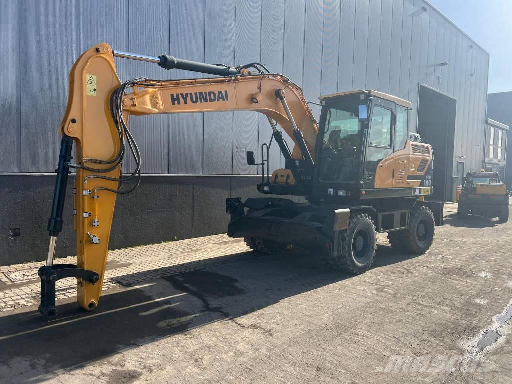 Hyundai HW 140 Excavadoras de ruedas