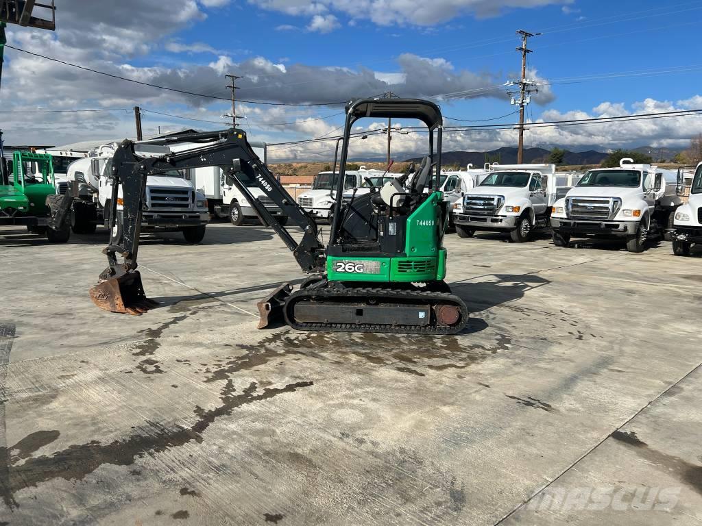 John Deere 26G Miniexcavadoras