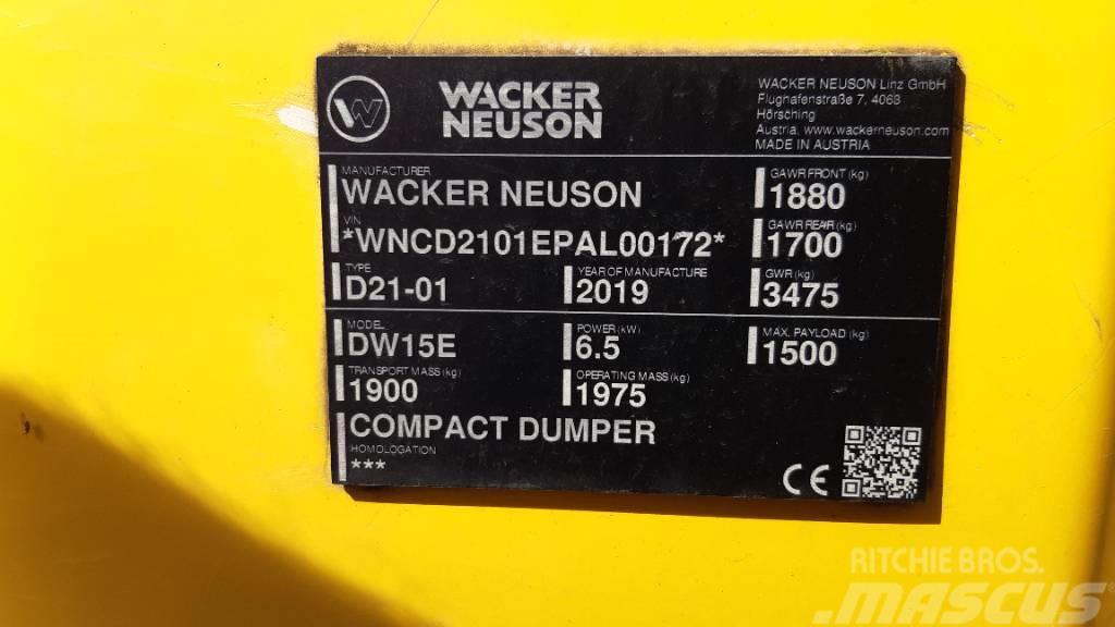 Wacker Neuson DW15e Vehículos compactos de volteo