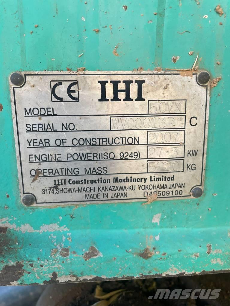 IHI 50 VX Miniexcavadoras