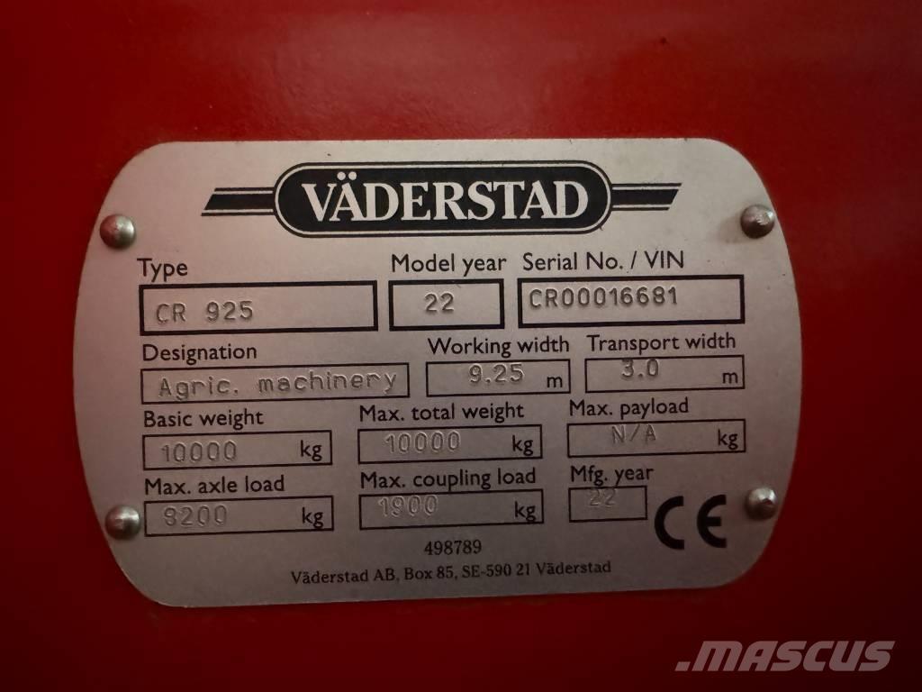 Väderstad Carrier 925 Gradas de discos