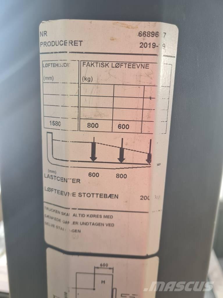 Toyota SWE080L Montacargas manual