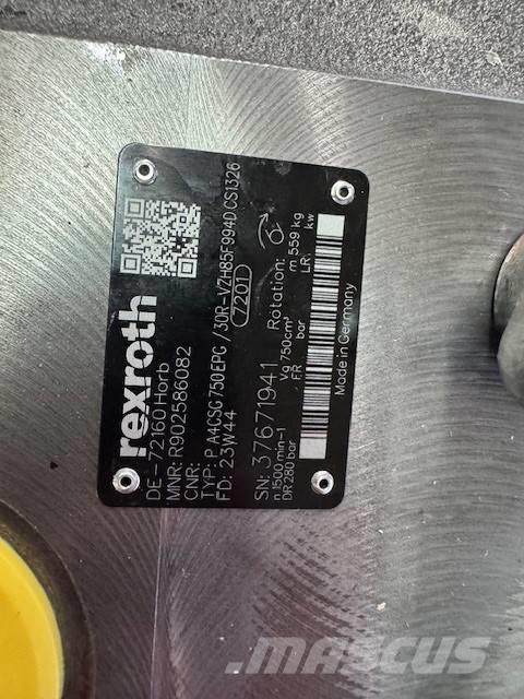 Rexroth A4CSG750 EP Hidráulicos