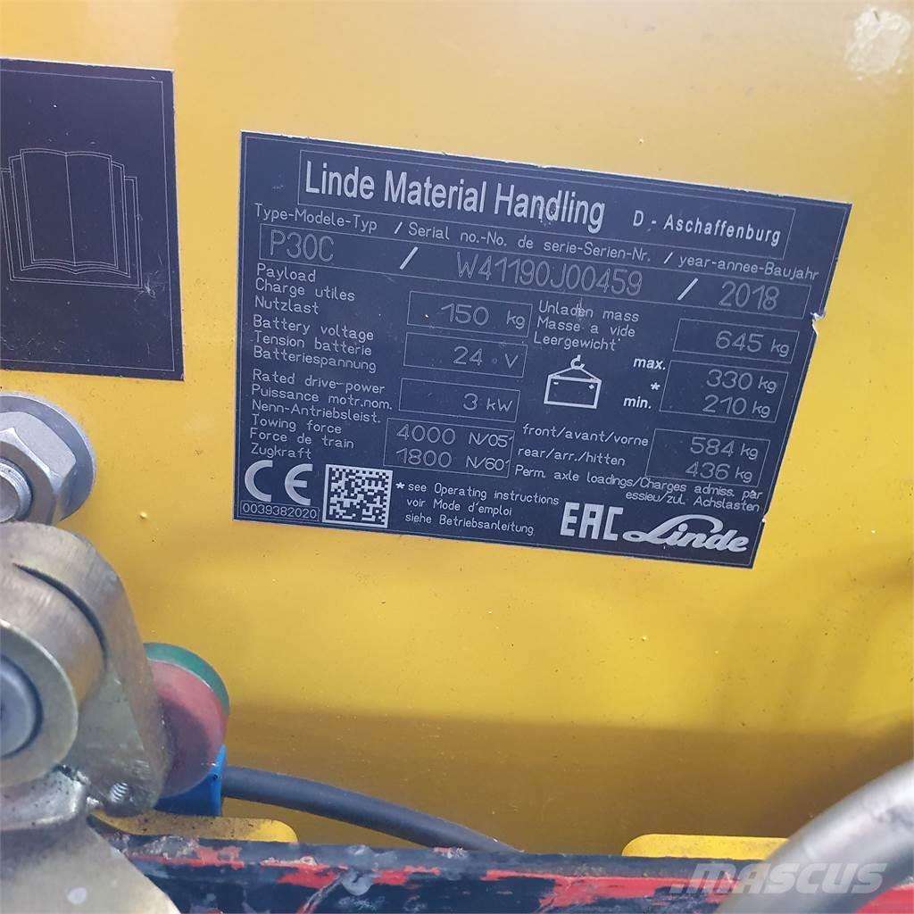 Linde P30C Camiones con grúa