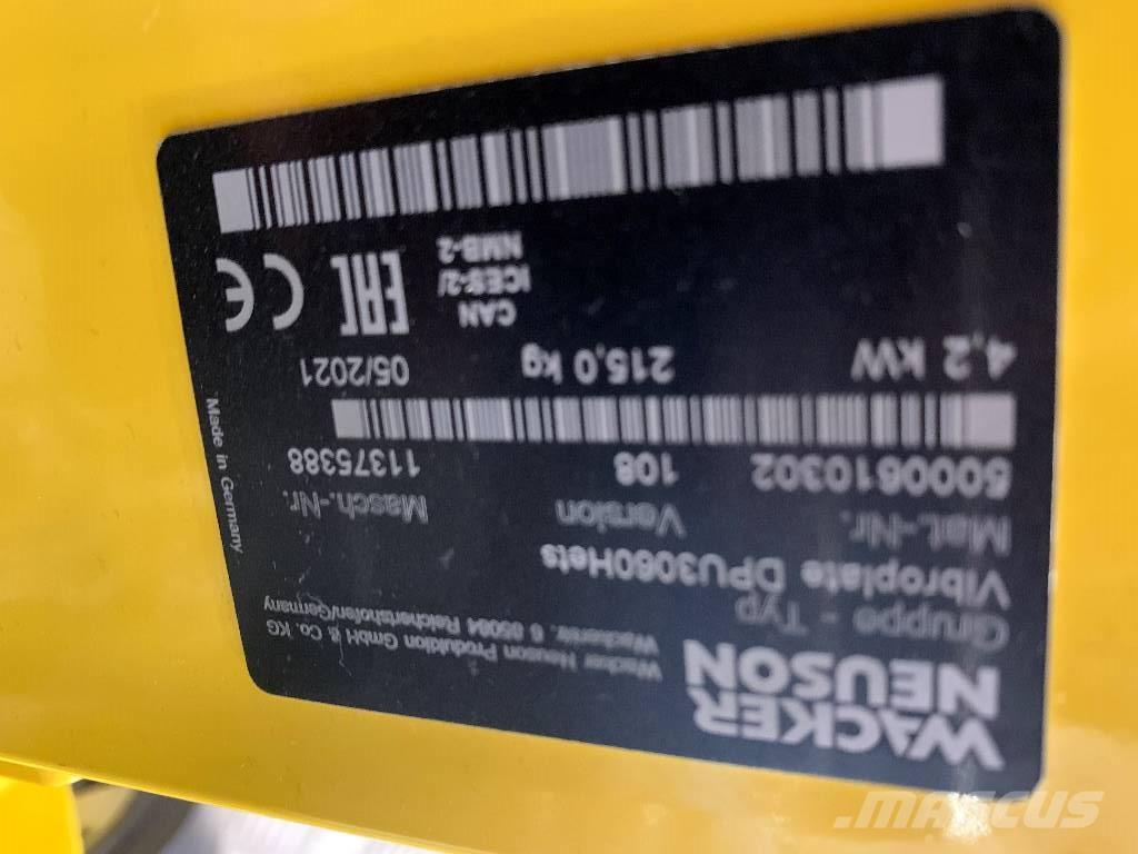 Wacker Neuson DPU3060Hets Placas compactadoras