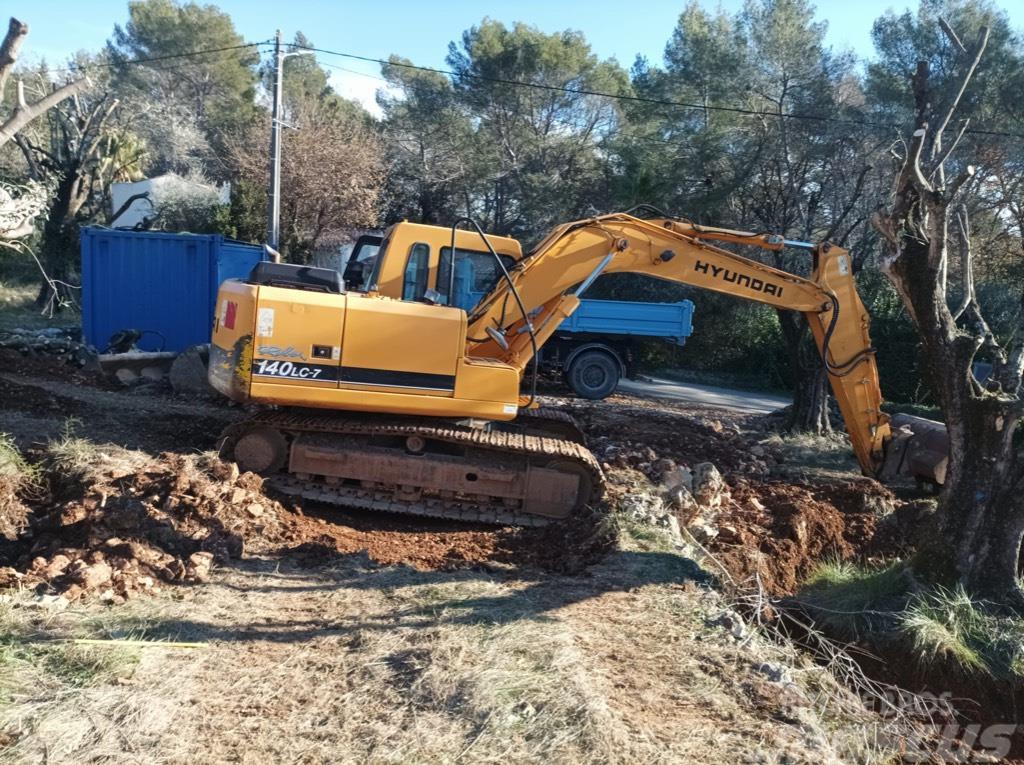 Hyundai 140 LC7 Excavadoras sobre orugas