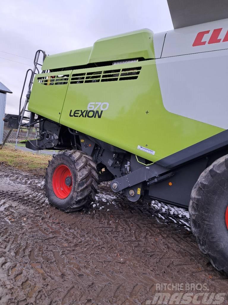 CLAAS Lexion 670 Cosechadoras combinadas