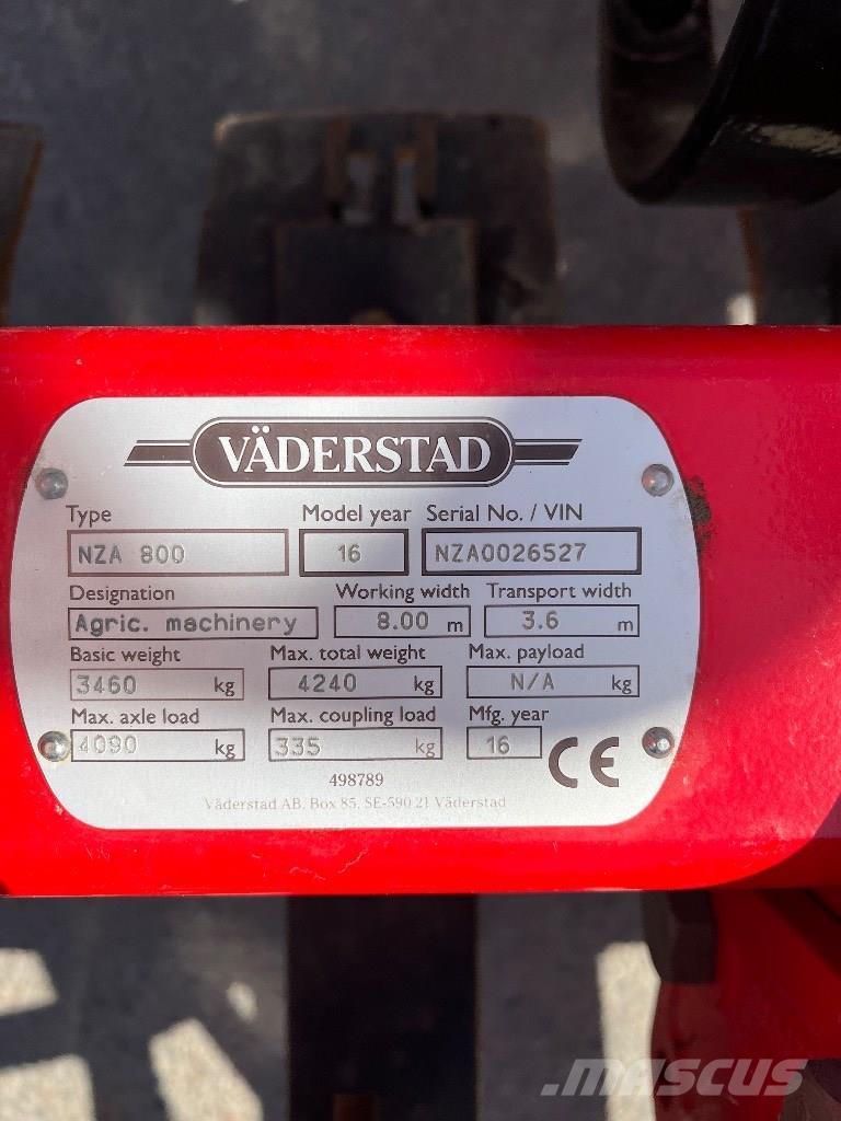 Väderstad NZA800 Gradas