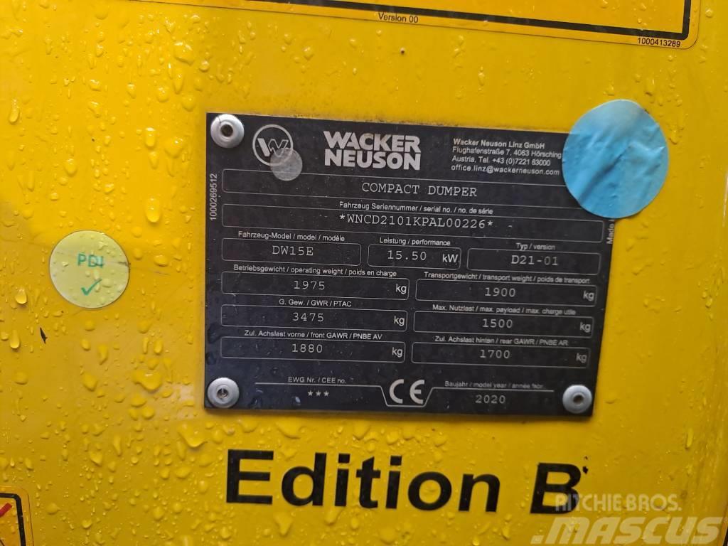 Wacker Neuson DW15e Vehículos compactos de volteo