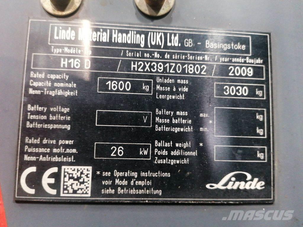 Linde H16D Camiones diesel