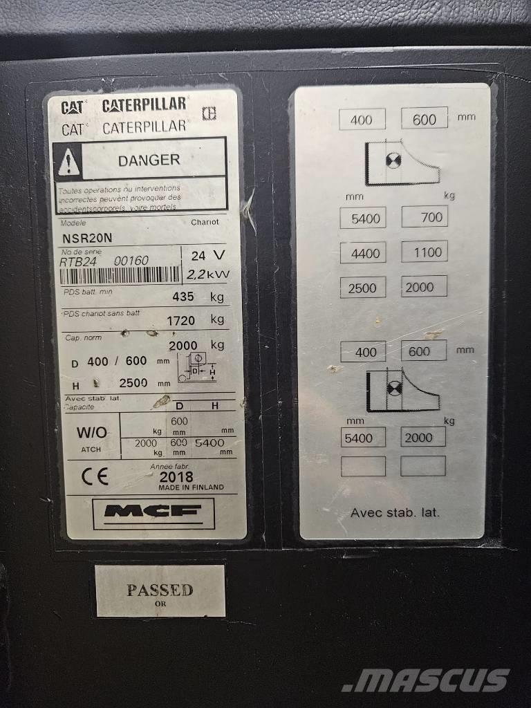 CAT NSR20N Apiladoras eléctricos