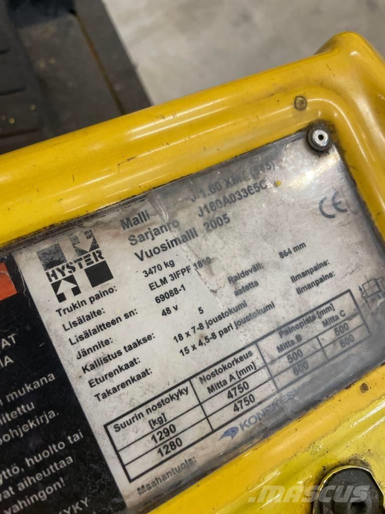 Hyster J1.6XMT Carretillas de horquilla eléctrica