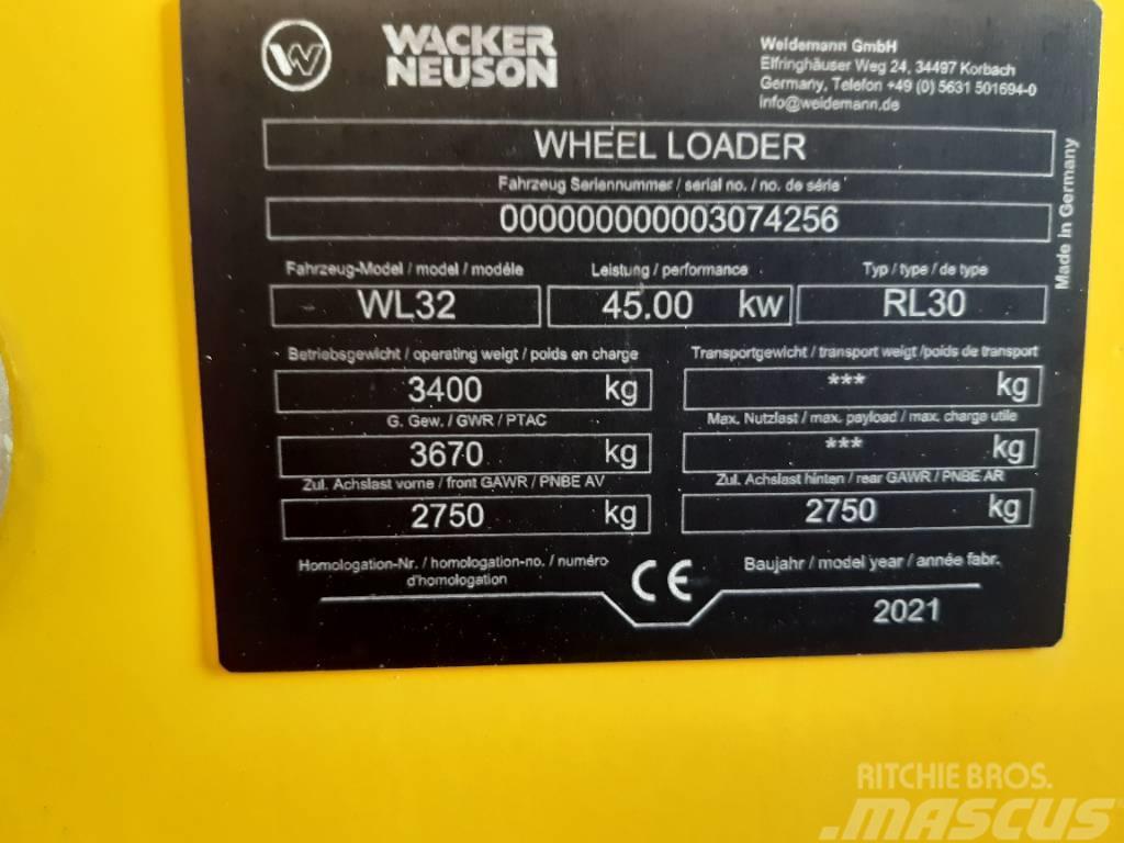 Wacker Neuson WL32 Cargadoras sobre ruedas