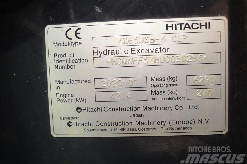 Hitachi ZX65USB-6 Miniexcavadoras