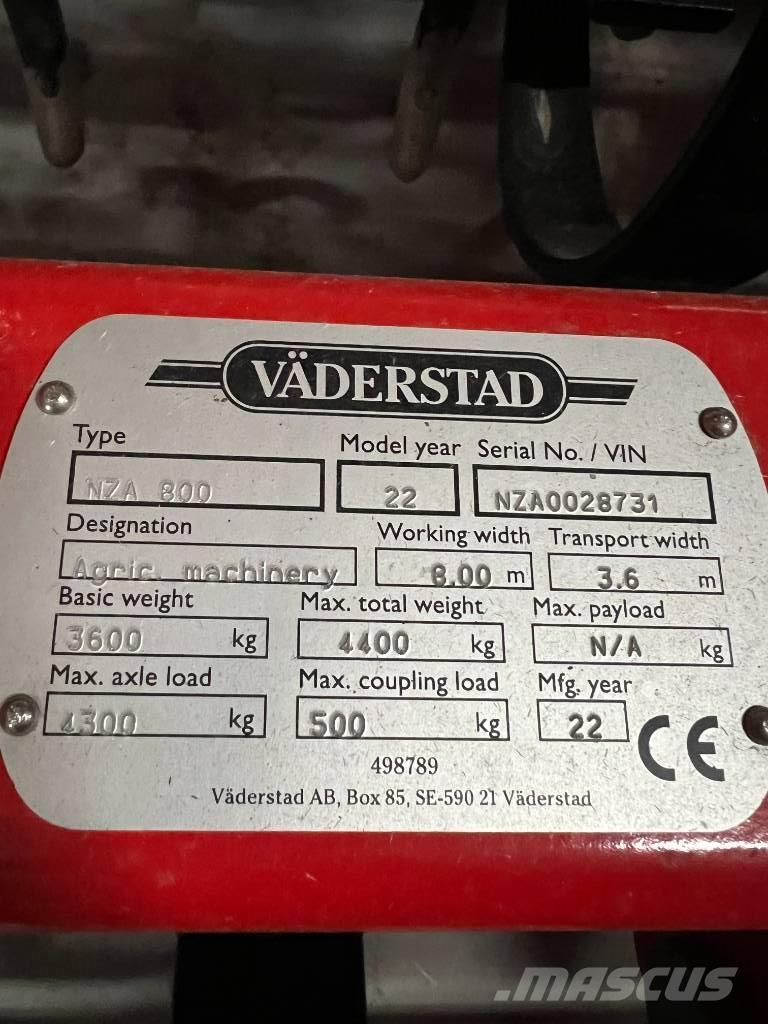 Väderstad NZA800 Gradas