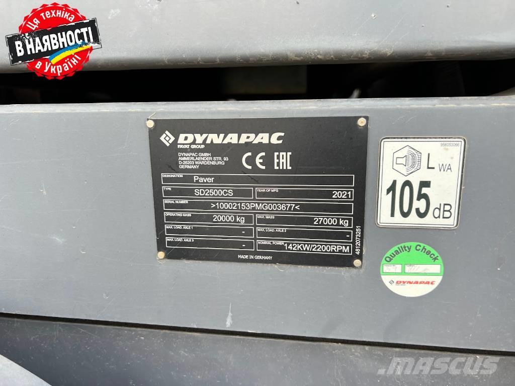 Dynapac SD2500CS Asfaltadoras