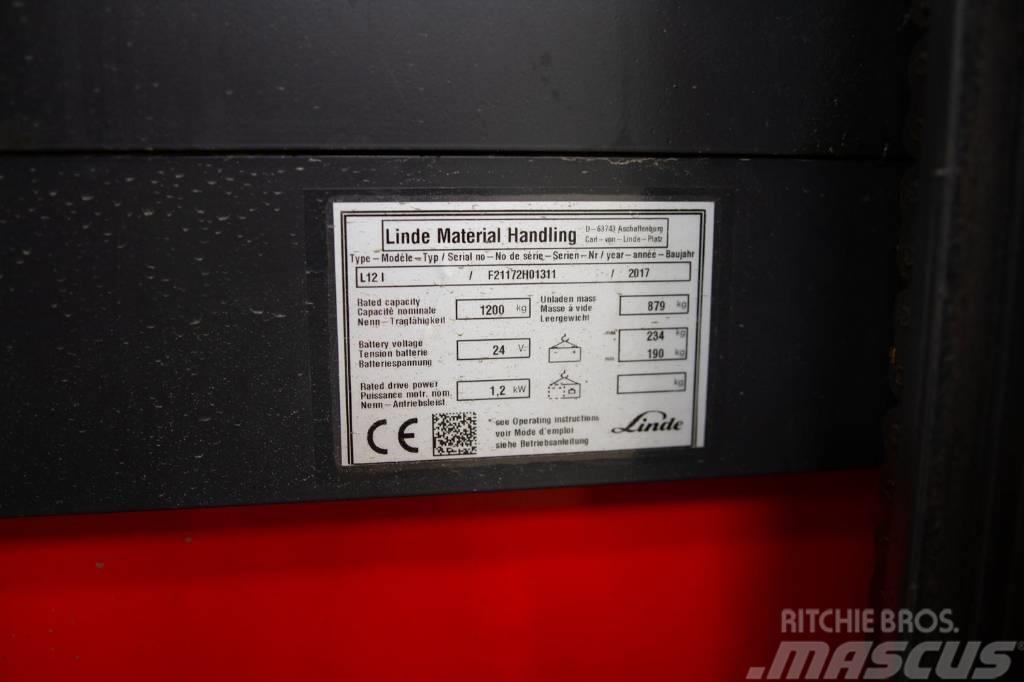 Linde L 12 Montacargas manual