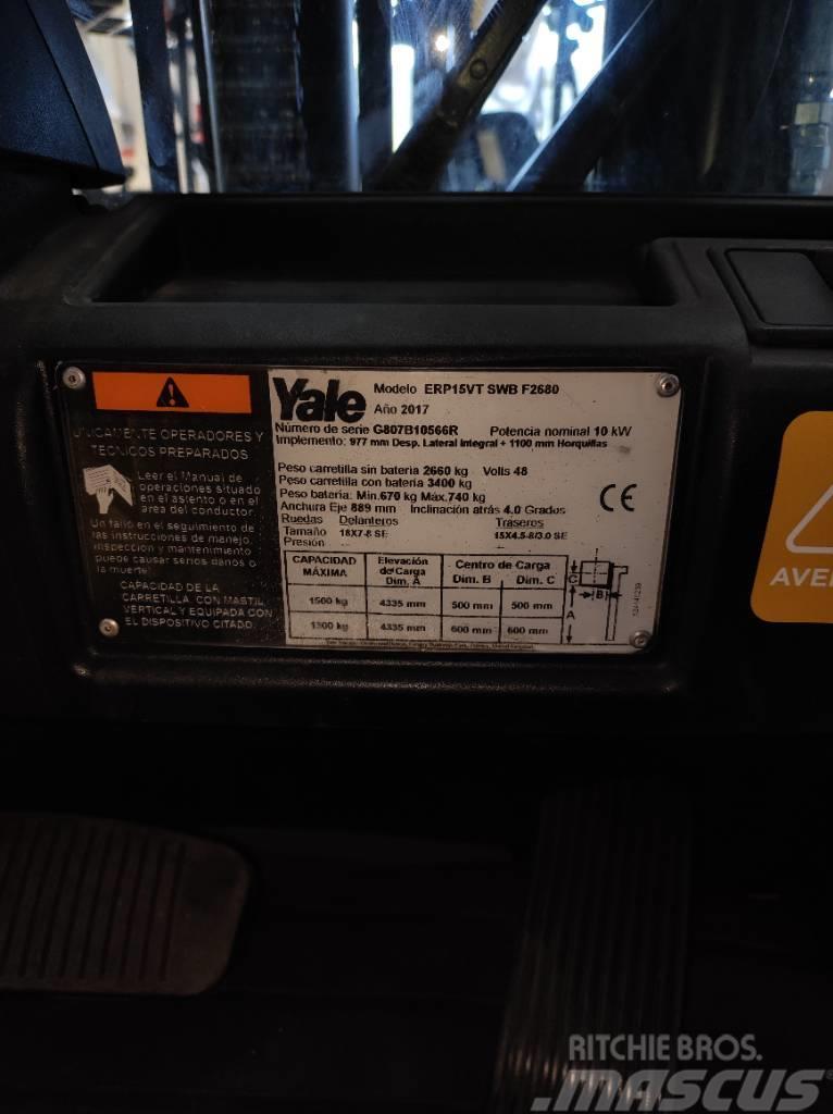 Yale ERP15VT SWB Carretillas de horquilla eléctrica