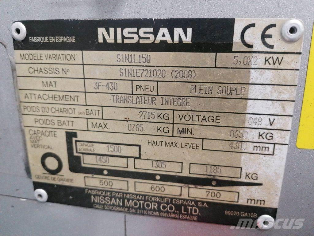 Nissan S1N1L15Q Carretillas de horquilla eléctrica