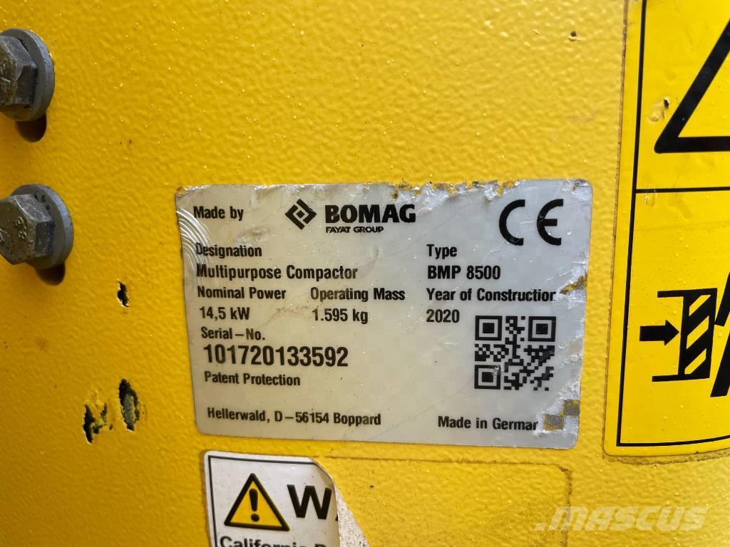 Bomag BMP 8500 Rodillos de doble tambor