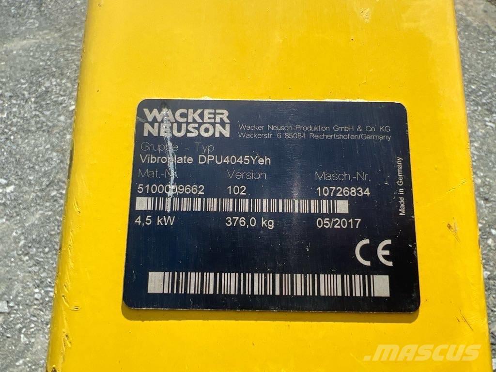 Wacker Neuson DPU4045Yeh Placas compactadoras