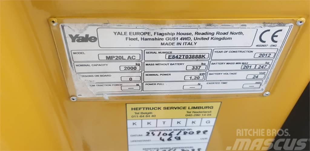 Yale MP20L Montacargas manual