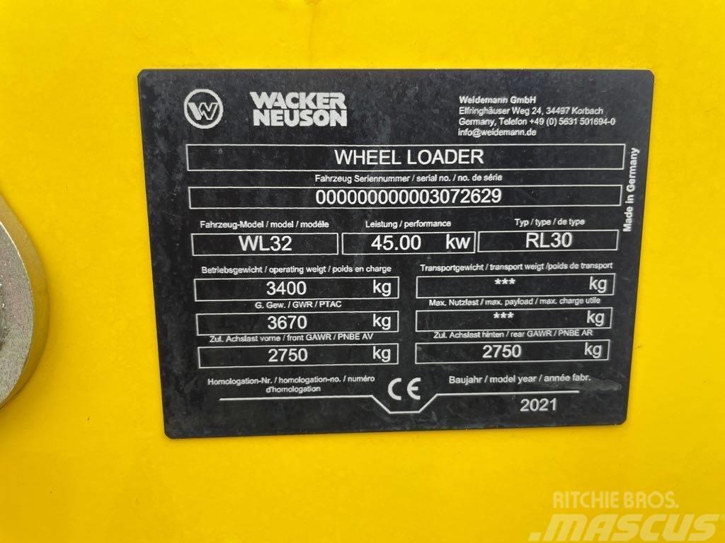 Wacker Neuson WL32 Cargadoras sobre ruedas