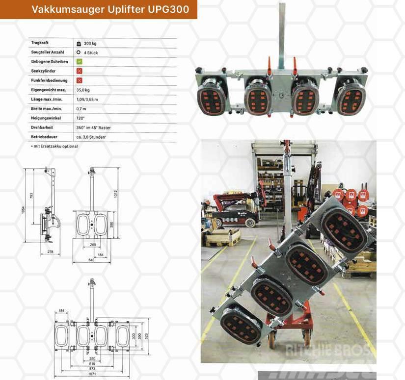  Uplifter Vakkumsauger UPG300 Piezas y equipos para grúas