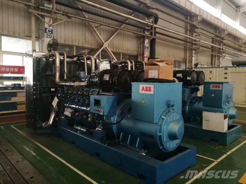 Weichai 12M26D968E200 1000KVA open diesel generator set Generadores diésel