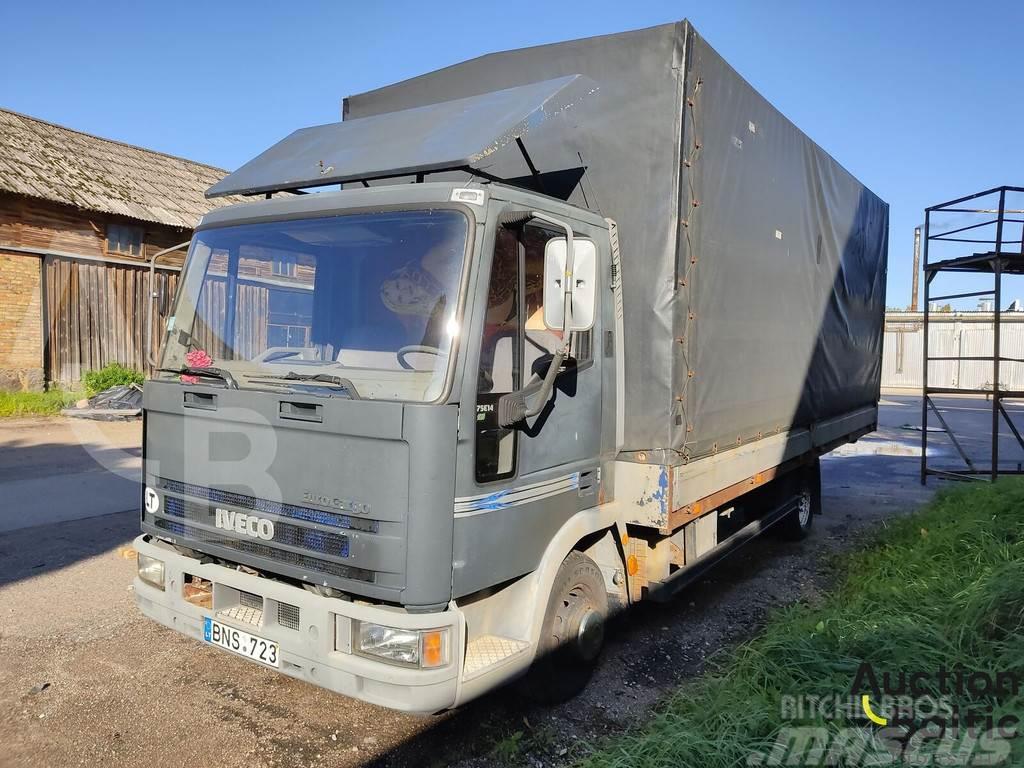 Iveco 75E14 Camiones de caja de lona