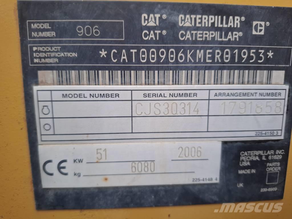 CAT 906 Cargadoras sobre ruedas