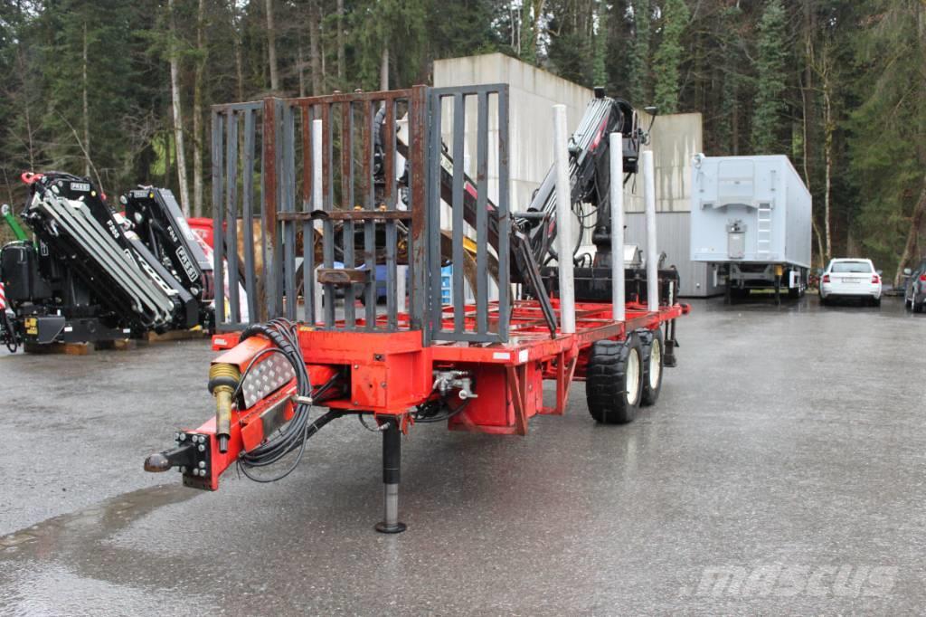  Eigenbau Holzanhänger/ Rückewagen Taladoras apiladoras