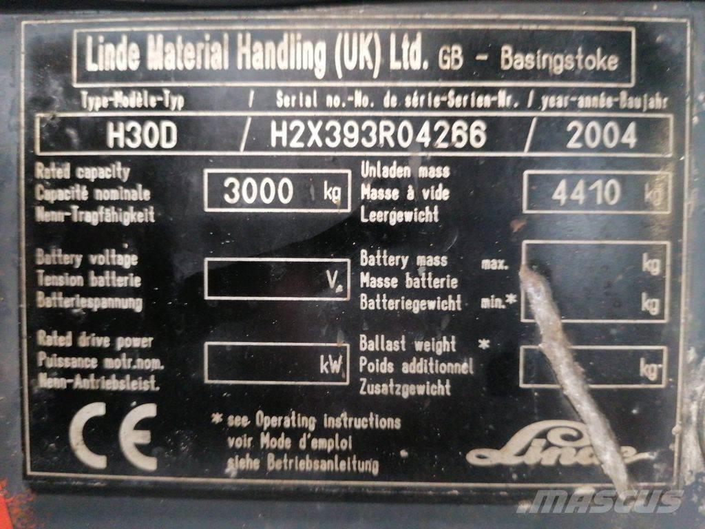 Linde H30D Camiones diesel