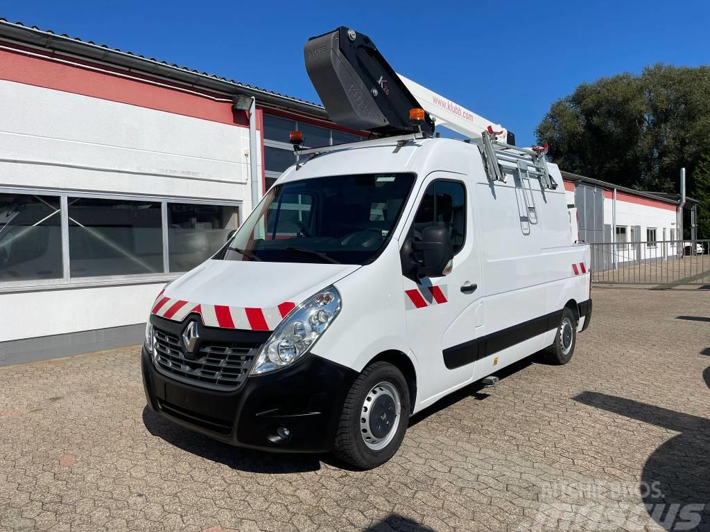 Renault Master Hubarbeitsbühne KLUBB K26 Korb 200kg EURO 6 Plataformas sobre camión