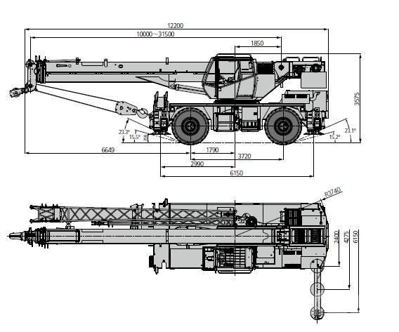 Palfinger SANY SRC450 Grúas autopropulsadas