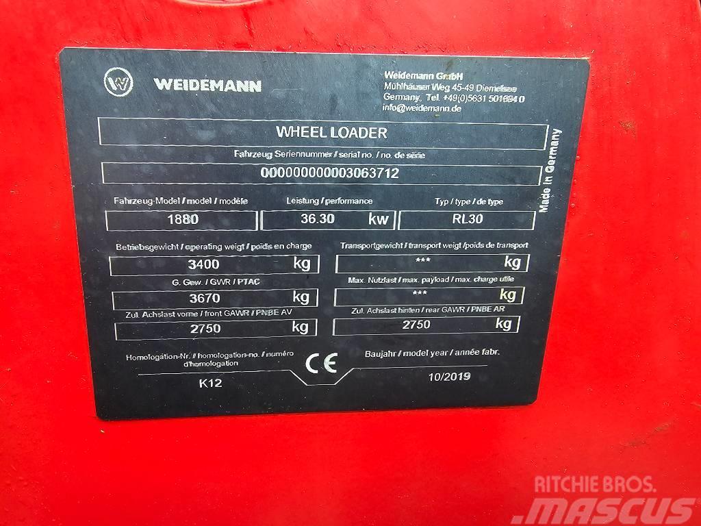 Weidemann 1880 Cargadoras sobre ruedas