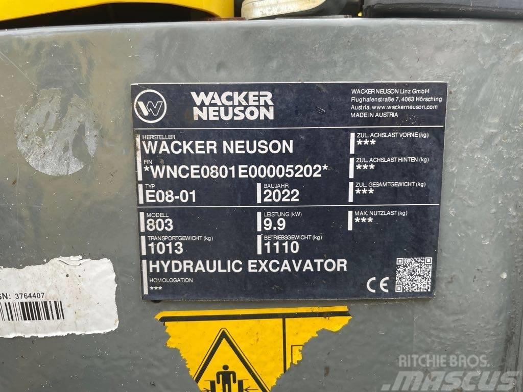 Wacker Neuson 803 Excavadoras sobre orugas