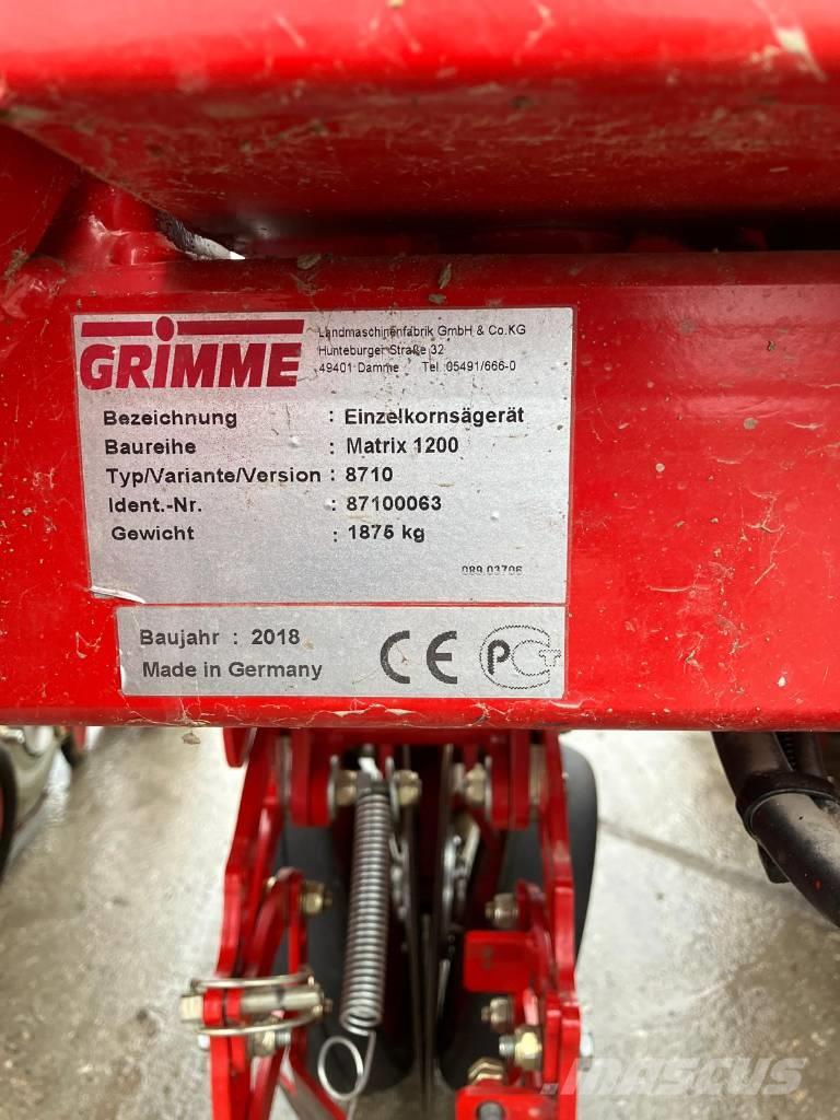 Grimme Matrix 1200 Sembradoras de alta precisión